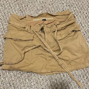 American Eagle Outfitters Tan cargo Skirt